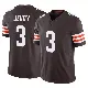 ＃3 Men's Jerry Jeudy Brown Limited Cleveland Browns Vapor F.U.S.E. Jersey