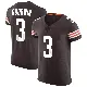 ＃3 Men's Marquise Goodwin Brown Elite Cleveland Browns Vapor Jersey