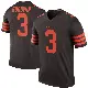 ＃3 Men's Marquise Goodwin Brown Legend Cleveland Browns Color Rush Jersey