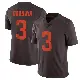 ＃3 Men's Marquise Goodwin Brown Limited Cleveland Browns Vapor Alternate Jersey