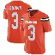 ＃3 Men's Marquise Goodwin Orange Limited Cleveland Browns Alternate Vapor Untouchable Jersey