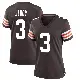 ＃3 Women's Jerry Jeudy Brown Game Cleveland Browns Team Color Jersey