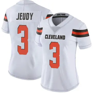 ＃3 Women's Jerry Jeudy White Limited Cleveland Browns Vapor Untouchable Jersey