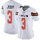＃3 Women's Jerry Jeudy White Limited Cleveland Browns Vapor Untouchable Jersey