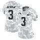 ＃3 Women's Marquise Goodwin Arctic Camo Limited Cleveland Browns 2024 Salute to Service Jersey