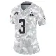 ＃3 Women's Marquise Goodwin Arctic Camo Limited Cleveland Browns 2024 Salute to Service Jersey