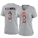 ＃3 Women's Marquise Goodwin Gray Game Cleveland Browns Atmosphere Fashion Jersey