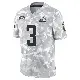 ＃3 Youth Jerry Jeudy Arctic Camo Limited Cleveland Browns 2024 Salute to Service Jersey