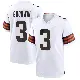 ＃3 Youth Marquise Goodwin White Game Cleveland Browns Jersey