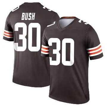 ＃30 Men's Devin Bush Brown Legend Cleveland Browns Jersey