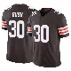 ＃30 Men's Devin Bush Brown Limited Cleveland Browns Vapor F.U.S.E. Jersey