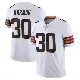 ＃30 Men's Duron Harmon White Limited Cleveland Browns Vapor Untouchable Jersey