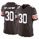 ＃30 Men's Nik Constantinou Brown Limited Cleveland Browns Vapor F.U.S.E. Jersey