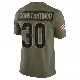 ＃30 Men's Nik Constantinou Olive Limited Cleveland Browns 2025 Salute to Service Jersey