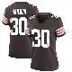 ＃30 Women's Duron Harmon Brown Game Cleveland Browns Team Color Jersey