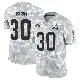 ＃30 Youth Devin Bush Arctic Camo Limited Cleveland Browns 2024 Salute to Service Jersey