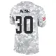 ＃30 Youth Devin Bush Arctic Camo Limited Cleveland Browns 2024 Salute to Service Jersey