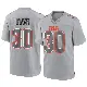 ＃30 Youth Devin Bush Gray Game Cleveland Browns Atmosphere Fashion Jersey