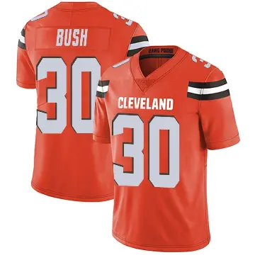 ＃30 Youth Devin Bush Orange Limited Cleveland Browns Alternate Vapor Untouchable Jersey