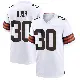 ＃30 Youth Devin Bush White Game Cleveland Browns Jersey