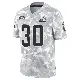 ＃30 Youth Duron Harmon Arctic Camo Limited Cleveland Browns 2024 Salute to Service Jersey