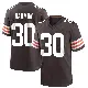 ＃30 Youth Duron Harmon Brown Game Cleveland Browns Team Color Jersey