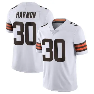 ＃30 Youth Duron Harmon White Limited Cleveland Browns Vapor Untouchable Jersey