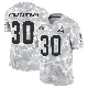 ＃30 Youth Nik Constantinou Arctic Camo Limited Cleveland Browns 2024 Salute to Service Jersey