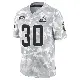 ＃30 Youth Nik Constantinou Arctic Camo Limited Cleveland Browns 2024 Salute to Service Jersey