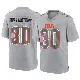 ＃30 Youth Nik Constantinou Gray Game Cleveland Browns Atmosphere Fashion Jersey