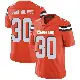 ＃30 Youth Nik Constantinou Orange Limited Cleveland Browns Alternate Vapor Untouchable Jersey