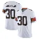 ＃30 Youth Nik Constantinou White Limited Cleveland Browns Vapor Untouchable Jersey