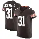 ＃31 Men's Cade McDonald Brown Elite Cleveland Browns Vapor Jersey