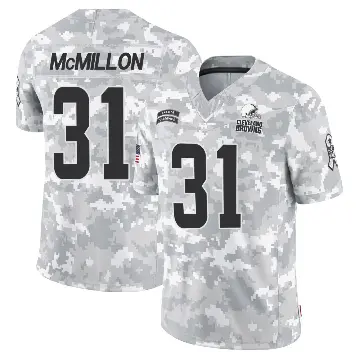 ＃31 Men's Donovan McMillon Arctic Camo Limited Cleveland Browns 2024 Salute to Service Jersey
