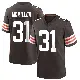 ＃31 Men's Donovan McMillon Brown Game Cleveland Browns Team Color Jersey
