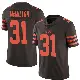 ＃31 Men's Donovan McMillon Brown Limited Cleveland Browns Color Rush Jersey