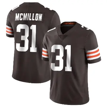 ＃31 Men's Donovan McMillon Brown Limited Cleveland Browns Team Color Vapor Untouchable Jersey