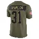 ＃31 Men's Donovan McMillon Olive Limited Cleveland Browns 2025 Salute to Service Jersey