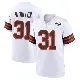 ＃31 Men's Donovan McMillon White Game Cleveland Browns 1946 Collection Alternate Jersey