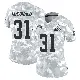 ＃31 Women's Cade McDonald Arctic Camo Limited Cleveland Browns 2024 Salute to Service Jersey