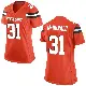 ＃31 Women's Cade McDonald Orange Game Cleveland Browns Alternate Jersey