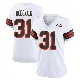 ＃31 Women's Cade McDonald White Game Cleveland Browns 1946 Collection Alternate Jersey