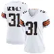 ＃31 Women's Cade McDonald White Game Cleveland Browns Jersey