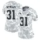 ＃31 Women's Donovan McMillon Arctic Camo Limited Cleveland Browns 2024 Salute to Service Jersey