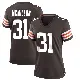 ＃31 Women's Donovan McMillon Brown Game Cleveland Browns Team Color Jersey