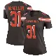 ＃31 Women's Donovan McMillon Brown Legend Cleveland Browns Jersey