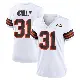 ＃31 Women's Donovan McMillon White Game Cleveland Browns 1946 Collection Alternate Jersey