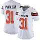 ＃31 Women's Donovan McMillon White Limited Cleveland Browns Vapor Untouchable Jersey