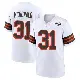 ＃31 Youth Cade McDonald White Game Cleveland Browns 1946 Collection Alternate Jersey