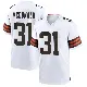 ＃31 Youth Cade McDonald White Game Cleveland Browns Jersey